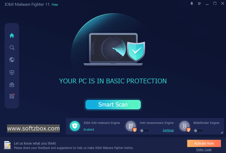 IObit Malware Fighter Pro smart scan